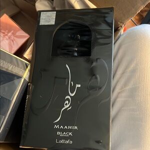 Lattafa Maahir Black Edition Perfume, 100ml, unisex fragrance.